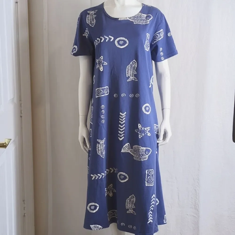 Langenlook Blue Dress Coconut Bay Large - Picture 4 of 6